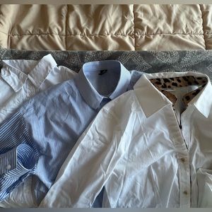 Set of 3 button down shirts (Calvin Klein, Punto Roma)